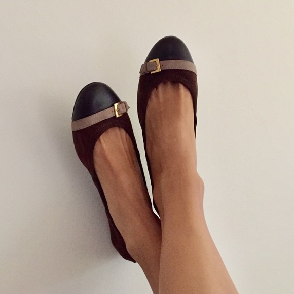 TOD'S Dee Fibbietta Suede Ballerina Flats - Picture 3 of 13